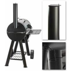 Smoker Grillwagen SAN-ANTONIO-XXL 76 Kg Gartengrill Barbecue Grill Grillparty -Grill Verkauf 12203742 3