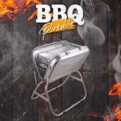 Tragbarer Klappkoffer Grill Holzkohlegrill Buche -Grill Verkauf 32159200 4