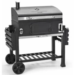 TAINO HERO XXL Smoker BBQ Grillwagen Holzkohlegrill Grill Räucherofen Schwarz -Grill Verkauf 32914010 3