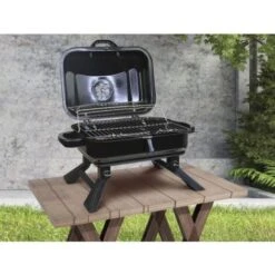 Tragbarer Grill Aus Schwarzem Stahl -Grill Verkauf 71277421 4