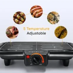 ELEKTRISCHER GRILL ELEKTRISCHER GRILL BBQ GRILLPLATTE GARTENTISCH 2000W -Grill Verkauf 92587464 3