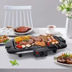 ELEKTRISCHER GRILL ELEKTRISCHER GRILL BBQ GRILLPLATTE GARTENTISCH 2000W -Grill Verkauf 92587464 4