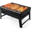 Grill, Zusammenklappbarer Tragbarer Holzkohlegrill F��r Den Auenbereich, Edelstahl, Rauchgrill F��r Picknick, Garten, Terrasse, Camping, Reisen, Geeignet F��r 2�C5 Personen (36 X 29 X 7,5 Cm) -Grill Verkauf 97093855 1