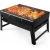 Barbecue Grill, Tragbar Und Faltbar Edelstahl Rauchfrei Holzkohle Tischgrill Outdoor BBQ Für Garten Terrasse Picknick Camping Reisen (36 X 29 X 7,5 Cm) -Grill Verkauf 97837140 1