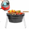 Faltbarer BBQ Grill Mit Kühltasche - Ø 28cm Holzkohlegrill Campinggrill Klappbar -Grill Verkauf 98068419 1