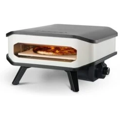 Cozze Pizzaofen 13", Mit Tür / Hitzeschild (schwarz/weiß, 2.200 Watt, Für Pizzen Bis Ca. Ø 34cm) -Grill Verkauf Cozze Pizzaofen 13 mit T r Hitzeschild@@1909326 3