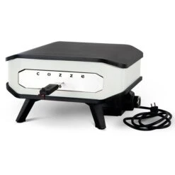 Cozze Pizzaofen 13", Mit Tür / Hitzeschild (schwarz/weiß, 2.200 Watt, Für Pizzen Bis Ca. Ø 34cm) -Grill Verkauf Cozze Pizzaofen 13 mit T r Hitzeschild@@1909326 4