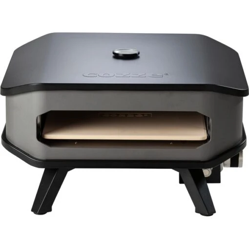 Cozze Pizzaofen 13", Mit Thermometer (schwarz/grau, Für Pizzen Bis Ca. Ø 34cm) -Grill Verkauf Cozze Pizzaofen 13 mit Thermometer@@1854650 1