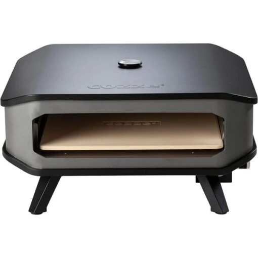 Cozze Pizzaofen 17", Mit Thermometer (schwarz/grau, Für Pizzen Bis Ca. Ø 42cm) -Grill Verkauf Cozze Pizzaofen 17 mit Thermometer@@1854657 1