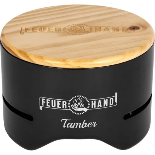 Feuerhand Tisch-Holzkohlegrill Tamber, Jet Black (schwarz, Ø 20cm) -Grill Verkauf Feuerhand Tisch Holzkohlegrill Tamber Jet Black@@1855414 1