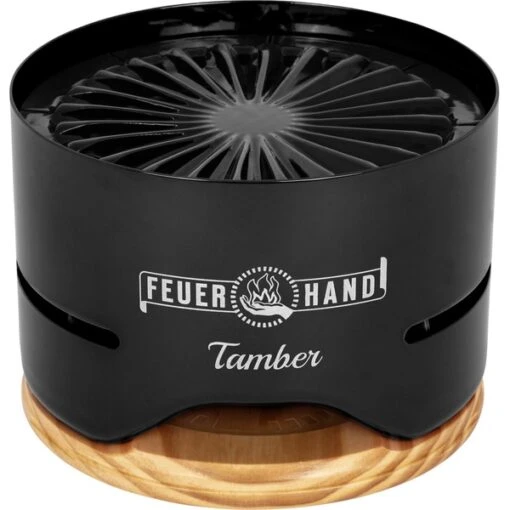 Feuerhand Tisch-Holzkohlegrill Tamber, Jet Black (schwarz, Ø 20cm) -Grill Verkauf Feuerhand Tisch Holzkohlegrill Tamber Jet Black@@1855414 3