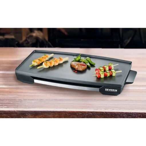 Severin Tischgrill KG 2397, Elektrogrill (silber/schwarz, 2.200 Watt) -Grill Verkauf Severin Tischgrill KG 2397 Elektrogrill@@1194990 8