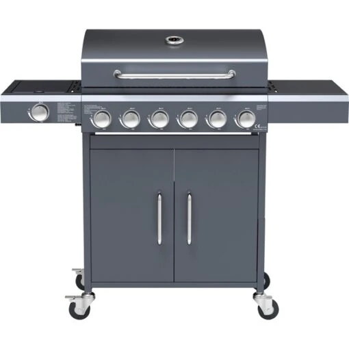 Tepro Gasgrill Cincinnati, Mit Seitenbrenner (schwarz (matt), 14 KW) -Grill Verkauf Tepro Gasgrill Cincinnati mit Seitenbrenner@@1676262 1